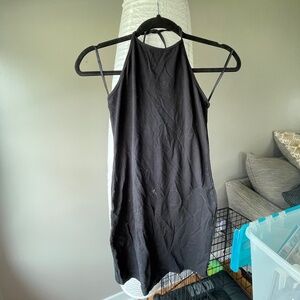 Black Halter Mini Dress